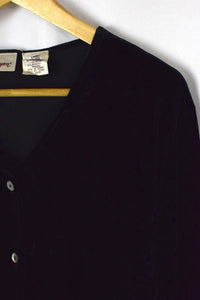 Black Velvet Top