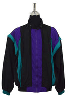 Load image into Gallery viewer, Black Purple Spray Jacket
