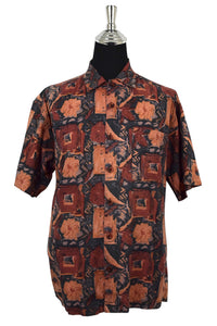 Fiend Brand Abstract Print Party Shirt