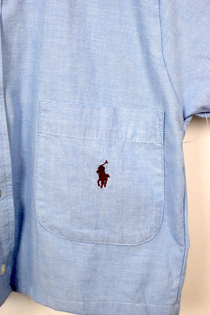 Reworked Ralph Lauren Brand Crop Top