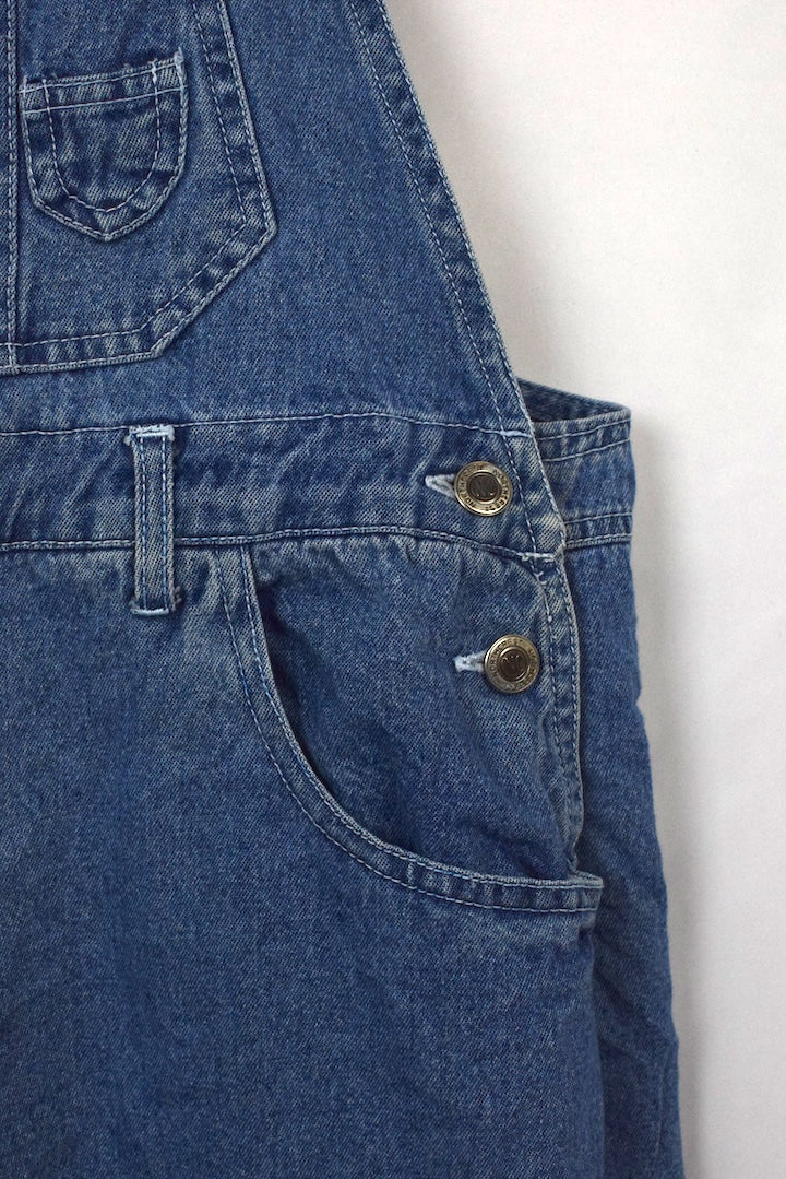 Short Denim Overalls