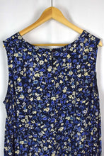 Load image into Gallery viewer, Blue Floral Print Dress
