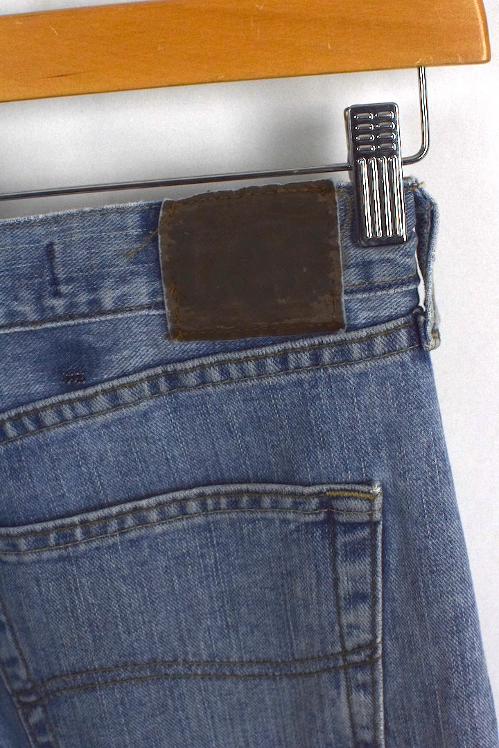 Reworked Adidas Brand Zip Up Track Jeans