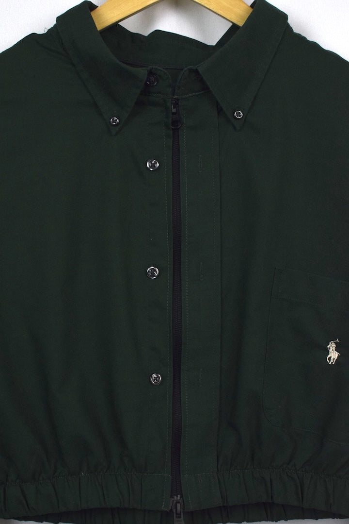 Reworked Ralph Lauren Brand Crop Jacket-Top