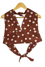 Load image into Gallery viewer, Reworked Corduroy Tie Up Top
