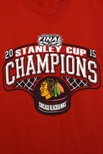 Load image into Gallery viewer, 2015 Chicago Blackhawks NHL Champions T-Shirt
