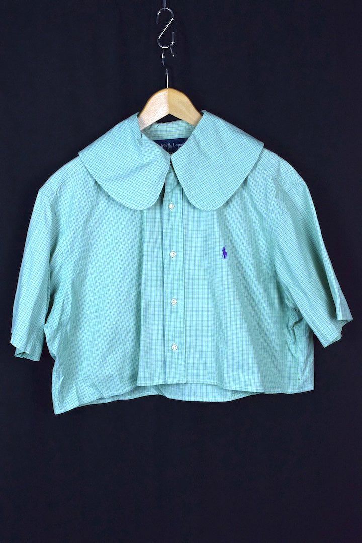 Reworked Ralph Lauren Brand Crop Top