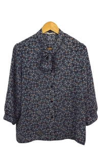Abstract Print Blouse