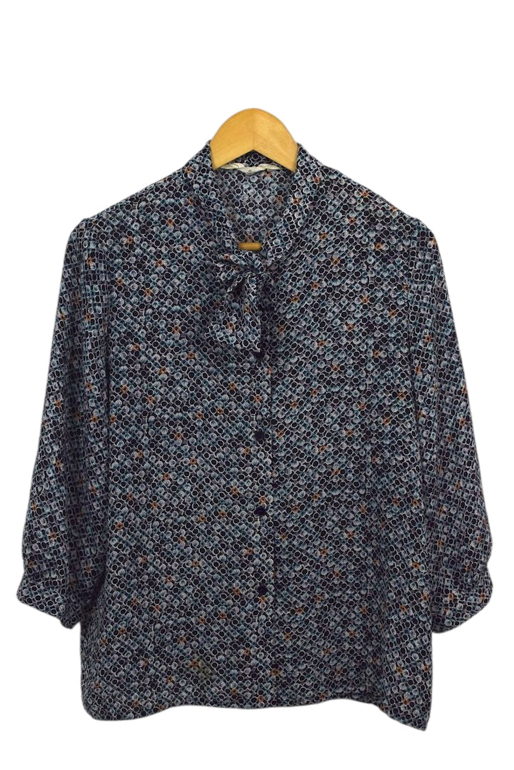 Abstract Print Blouse