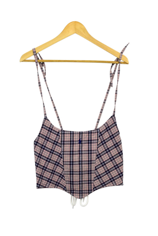 Reworked Ralph Lauren Brand Corset Top