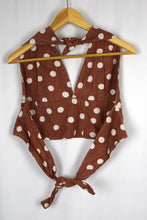 Load image into Gallery viewer, Reworked Corduroy Tie Up Top

