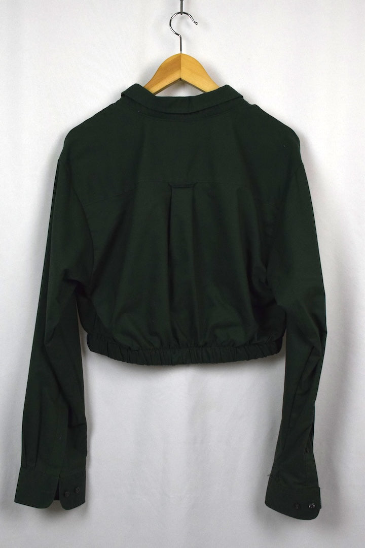 Reworked Ralph Lauren Brand Crop Jacket-Top