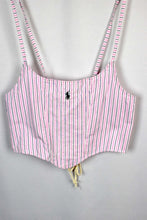 Load image into Gallery viewer, Reworked Ralph Lauren Brand Corset Style Top
