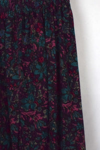 90s Floral Print Skirt
