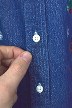 Load image into Gallery viewer, Christmas Winnie The Pooh Christmas Denim Top

