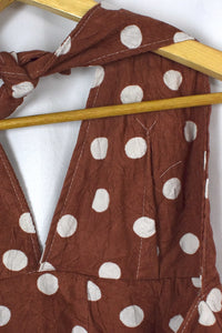 Reworked Corduroy Tie Up Top