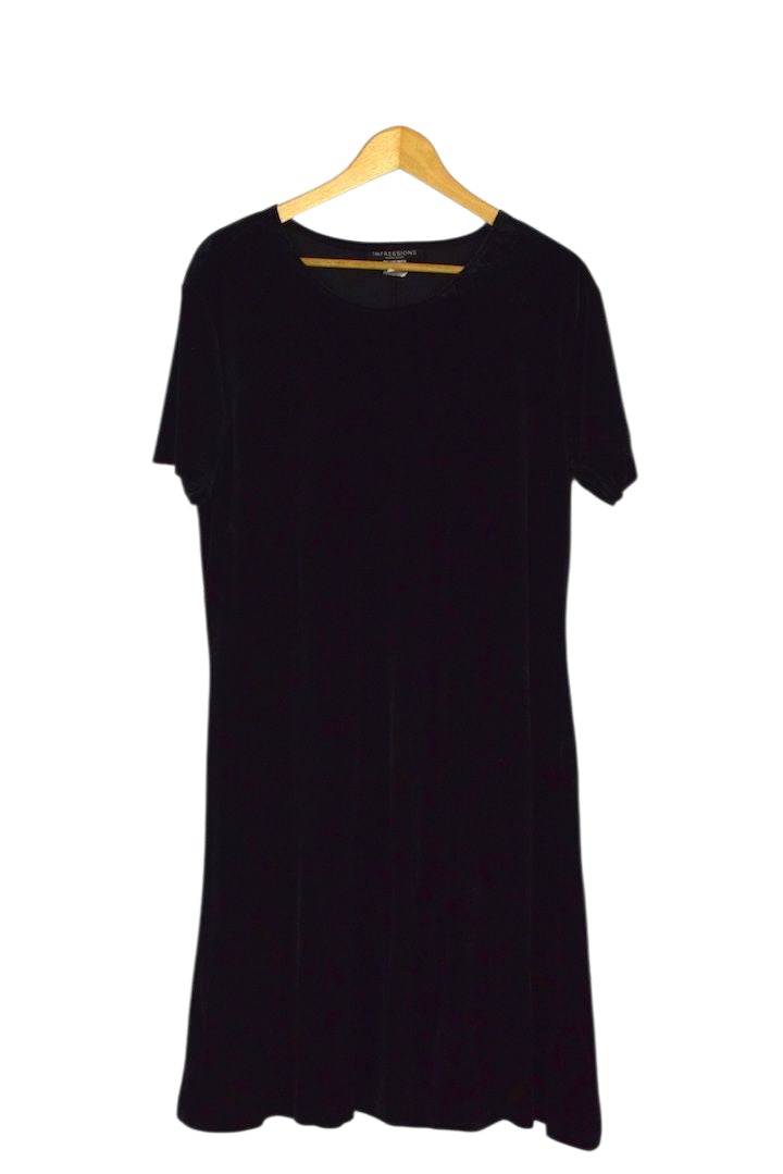 Impressions Brand Velvet Dress