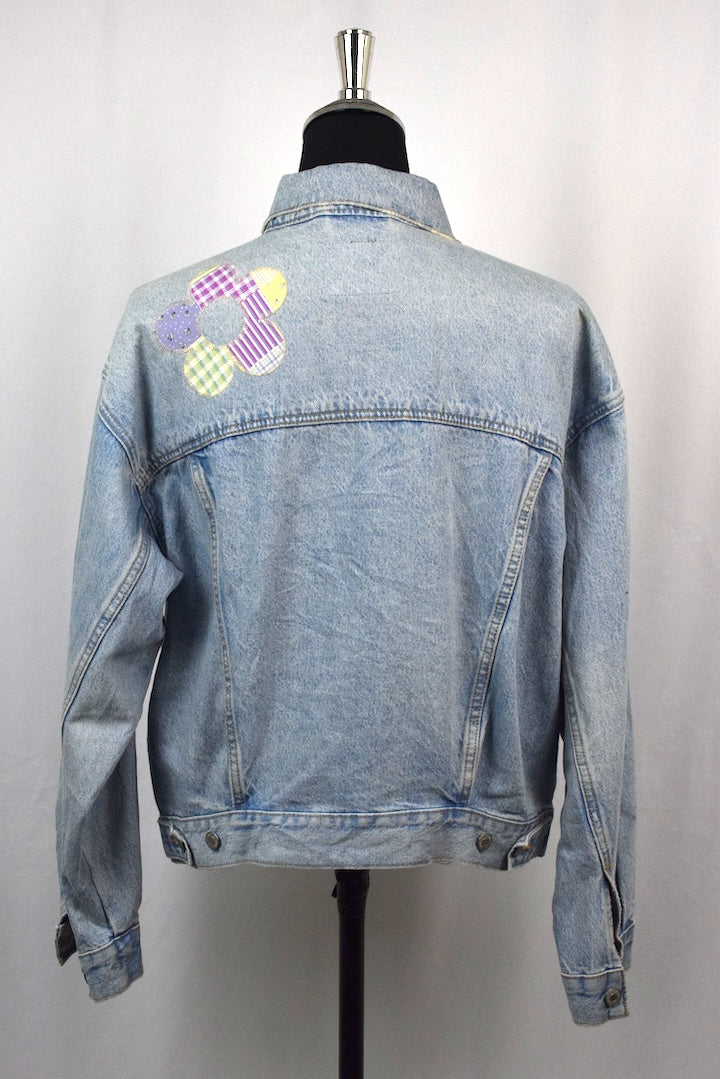 Ladies Levi's Brand Flowers Denim Jacket