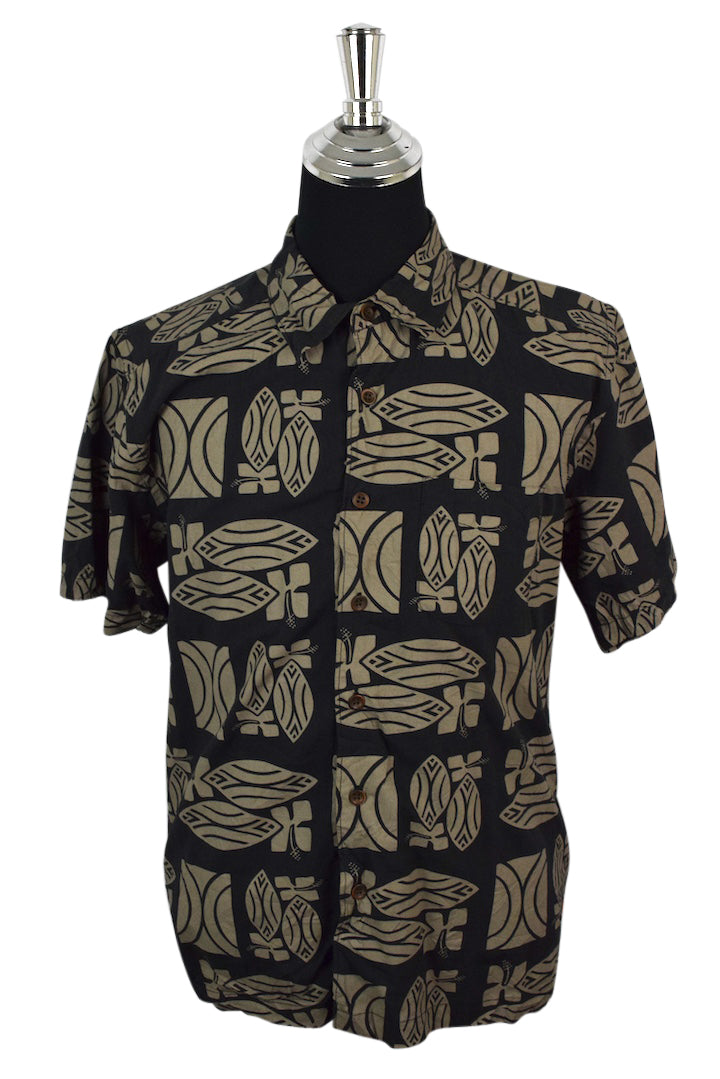 Surfboard, Floral Shirt