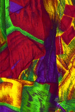 Load image into Gallery viewer, Reworked Abstract Print Tie Up Top

