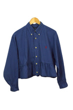 Load image into Gallery viewer, Reworked Cropped Ralph Lauren Brand Top
