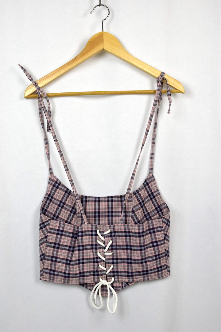 Reworked Ralph Lauren Brand Corset Top
