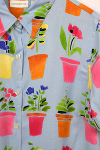 Plant Print Shirt