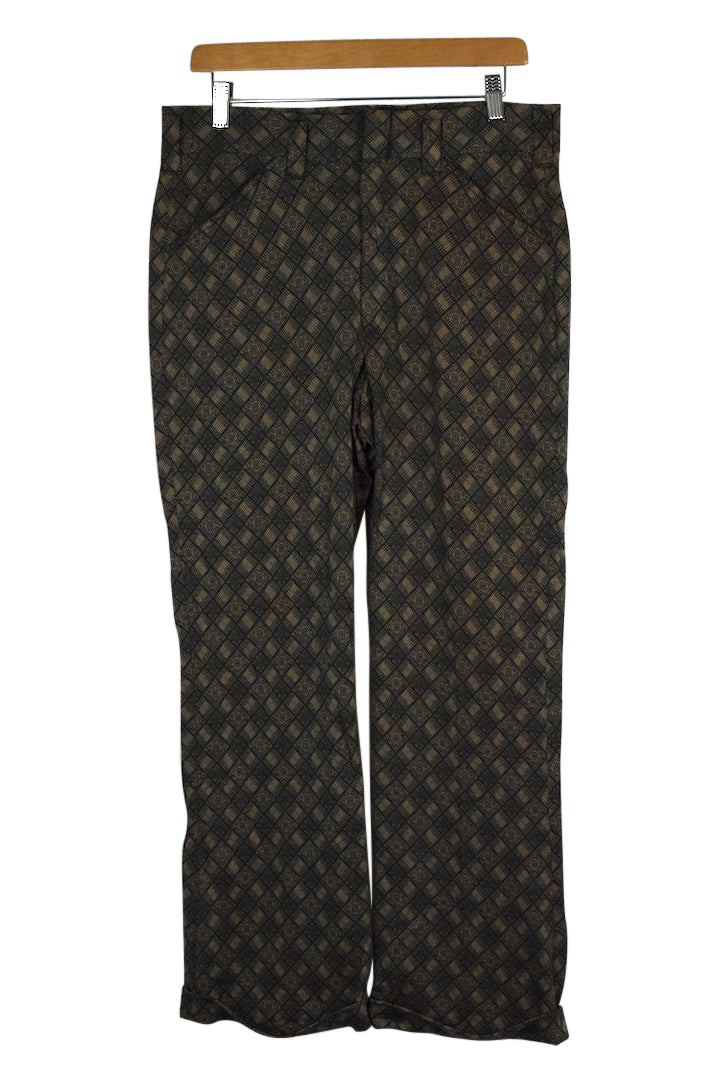70s/80s Diamond Print Pants