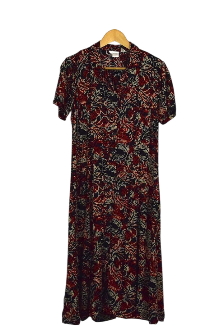 Abstract Print Dress