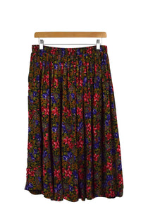 Floral Print Skirt