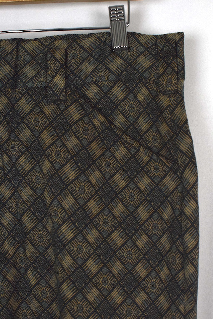 70s/80s Diamond Print Pants