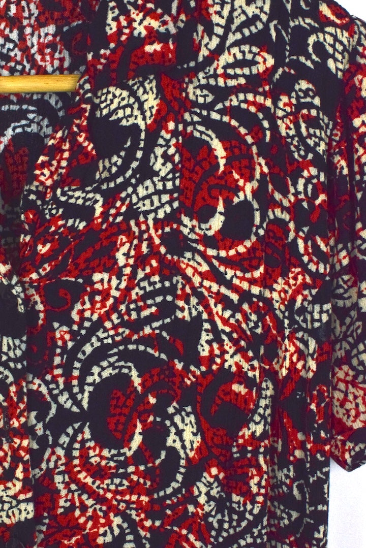 Abstract Print Dress