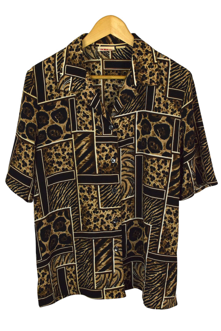 Animal Print Blouse