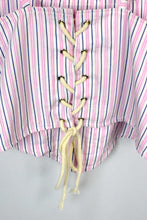 Load image into Gallery viewer, Reworked Ralph Lauren Brand Corset Style Top
