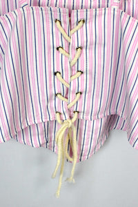 Reworked Ralph Lauren Brand Corset Style Top