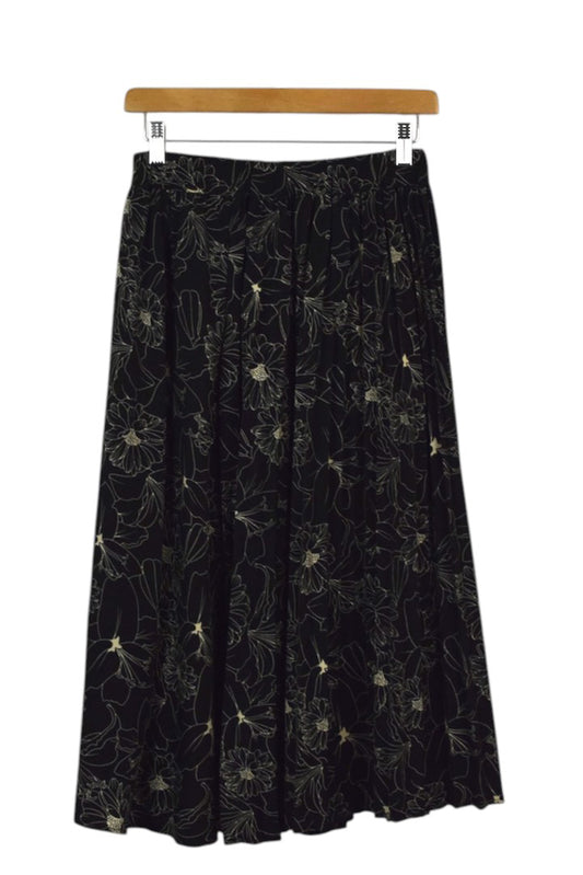 Reworked Floral Print Skirt