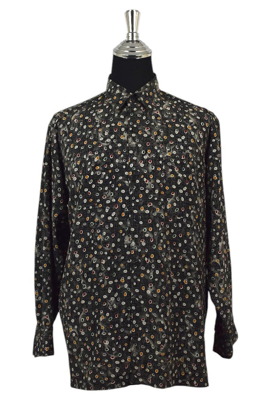 Abstract Circle Print Shirt