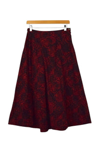 Reworked Floral Print Skirt