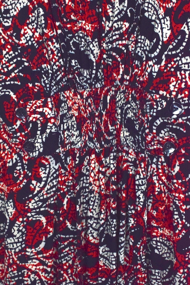 Abstract Print Dress