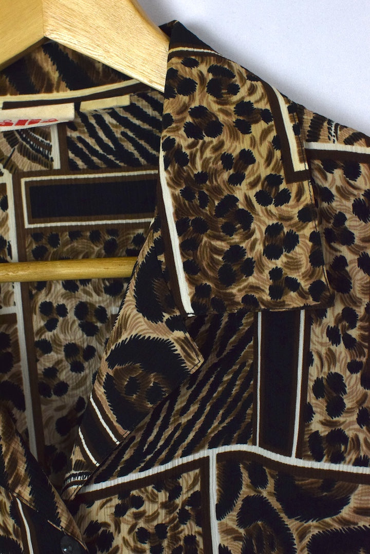 Animal Print Blouse