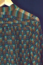 Load image into Gallery viewer, Genre Brand Pixel Print Blouse
