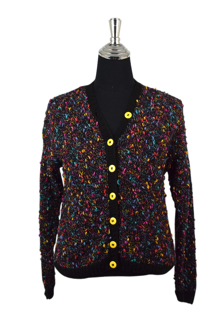 Multicoloured Knitted Cardigan