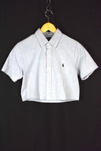 Load image into Gallery viewer, Reworked Ralph Lauren Brand Crop Top
