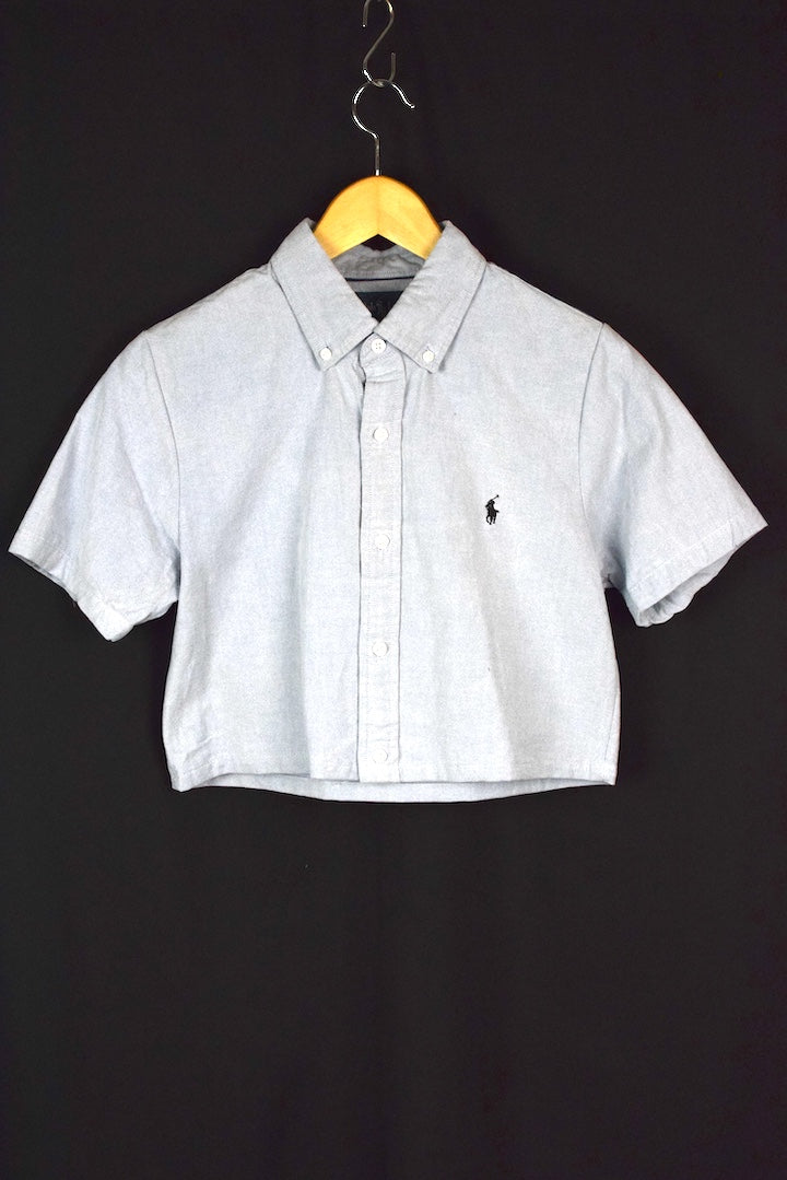 Reworked Ralph Lauren Brand Crop Top