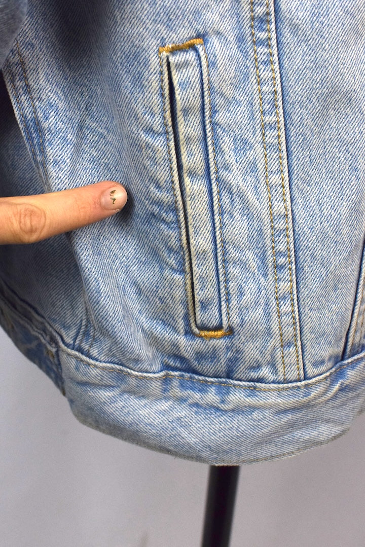 Ladies Levi's Brand Flowers Denim Jacket