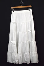 Load image into Gallery viewer, NEW White Tiered Skirt

