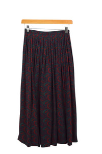 Paisley Print Skirt