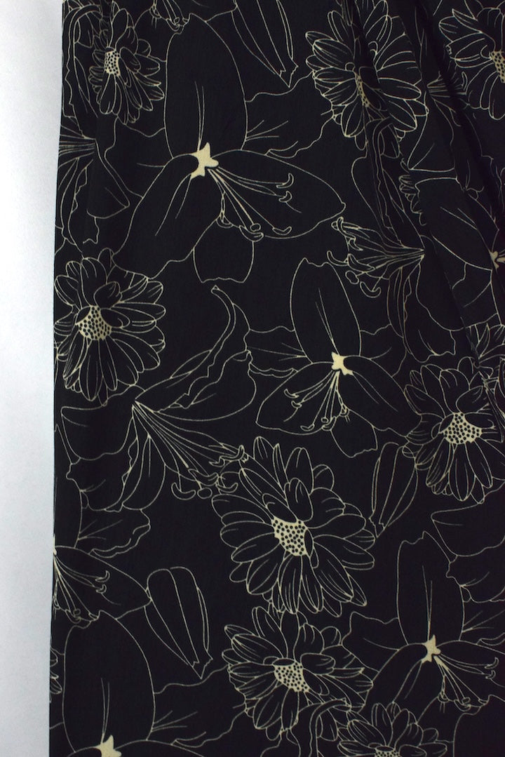 Reworked Floral Print Skirt
