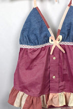 Load image into Gallery viewer, Reworked Halterneck Babydoll Top
