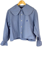 Load image into Gallery viewer, Reworked Cropped Ralph Lauren Brand Top
